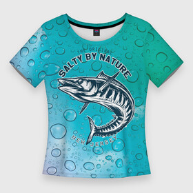 Женская футболка 3D Slim с принтом Рыбалка New Jersey в Санкт-Петербурге,  |  | new jersey | ловля рыбы | рыба | рыбак | рыбалка