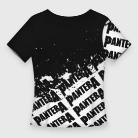 Женская футболка 3D Slim с принтом пантера  pantera  паттерн в Санкт-Петербурге,  |  | covid 19 | pantera | vulgar display of power | альбом | группа | метал | металика | металл | пантера | рок | тяжелый | хэви