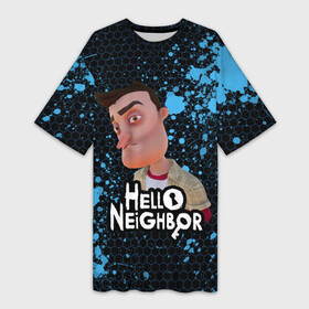 Платье-футболка 3D с принтом Hello Neighbor  Привет сосед  Ник Рот в Санкт-Петербурге,  |  | hello neighbor | видеоигра | игра | ник рот | привет сосед | сосед | теодор питерсон