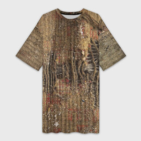 Платье-футболка 3D с принтом Хайповая грязная рванина в Санкт-Петербурге,  |  | fashion | hype | rag | underground | андеграунд | мода | рваньё | хайп