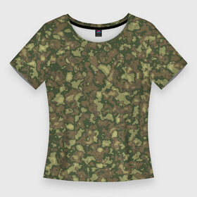 Женская футболка 3D Slim с принтом Камуфляж цифровой Флора 1 пиксель в Санкт-Петербурге,  |  | camo | digital | flora 1 | hunt | pattern | pixel | war | армейский | армия | боец | военный | воин | защитный | зеленый | камуфляж | коричневый | маскировка | охота | паттерн | пейнтбол | пиксель | пиксельный | пятна