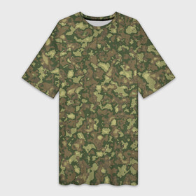 Платье-футболка 3D с принтом Камуфляж цифровой Флора 1 пиксель в Санкт-Петербурге,  |  | camo | digital | flora 1 | hunt | pattern | pixel | war | армейский | армия | боец | военный | воин | защитный | зеленый | камуфляж | коричневый | маскировка | охота | паттерн | пейнтбол | пиксель | пиксельный | пятна