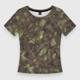 Женская футболка 3D Slim с принтом Камуфляж Multicam в Санкт-Петербурге,  |  | camo | digital | multicam | pattern | war | армейский | армия | боец | военный | воин | защитный | зеленый | камуфляж | коричневый | маскировка | мультикам | охота | паттерн | пейнтбол | пятна | пятнистый | рыбалка