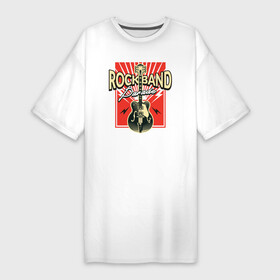 Платье-футболка хлопок с принтом Парад Рок Групп в Санкт-Петербурге,  |  | death metal | heavy | heavymetal | metal | music | rock | rock n roll | roll | ги | дэт метал | дэтметал | инди | метал | музыка | рок | рок н ролл | ролл | хеви | хеви метал | хевиметал