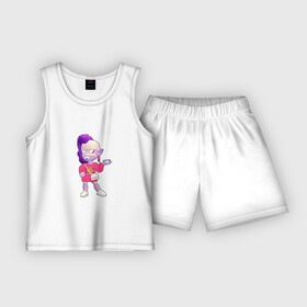 Детская пижама с шортами хлопок с принтом Бравлер Эмз на стиле Бренды Бравл Старс в Санкт-Петербурге,  |  | brawl stars | бравл старс | бравлер | бренды | мода | стиль | эмз