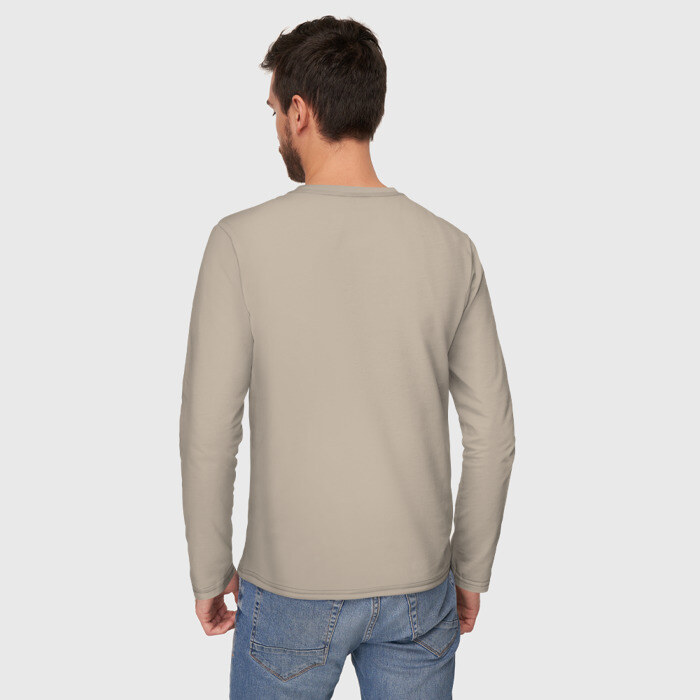 Мужской лонгслив хлопок Велосипедная цепь и звездочка фото