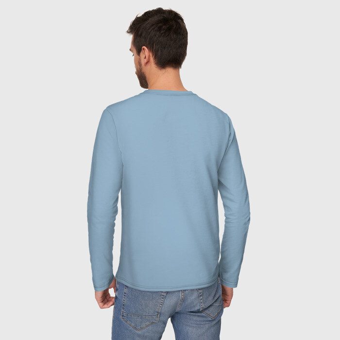 Мужской лонгслив хлопок Велосипедная цепь и звездочка фото