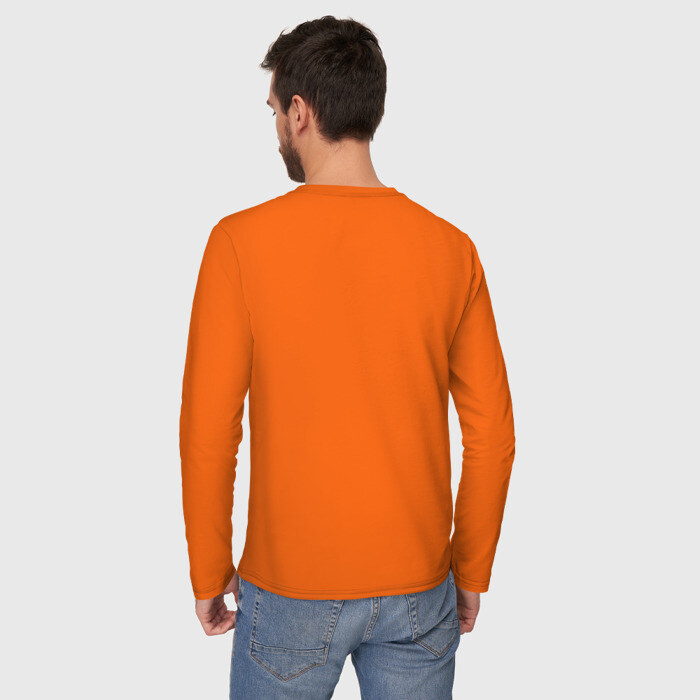 Мужской лонгслив хлопок Велосипедная цепь и звездочка фото