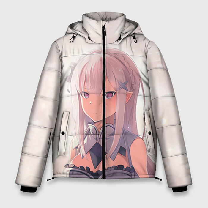 Мужская зимняя куртка 3D Zero kara Hajimeru Isekai Seikatsu фото