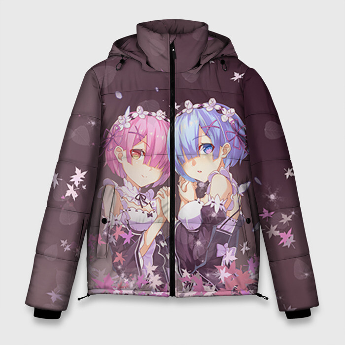 Мужская зимняя куртка 3D Zero kara Hajimeru Isekai Seikatsu фото