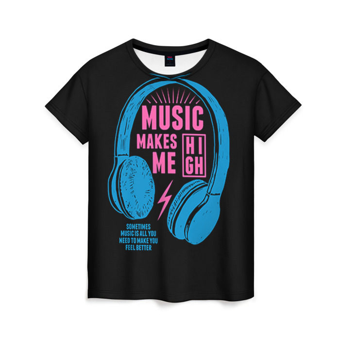 Давай делай музыка. Принты с песнями. Музыка принт на одежде. Женская футболка 3d музыка XS. Принты Music.