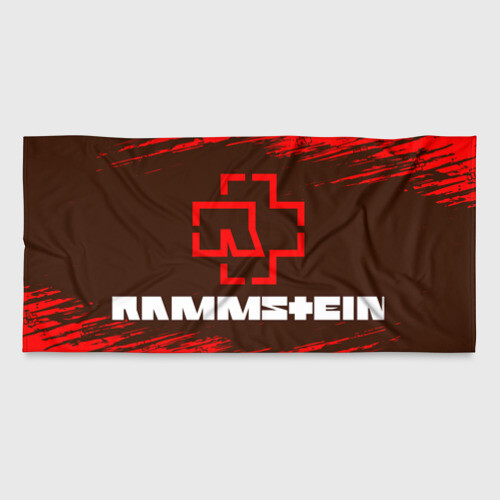 Пляжное полотенце 3D RAMMSTEIN / РАМШТАЙН ❤ — купить по выгодной цене на « Все Футболки.Ру»