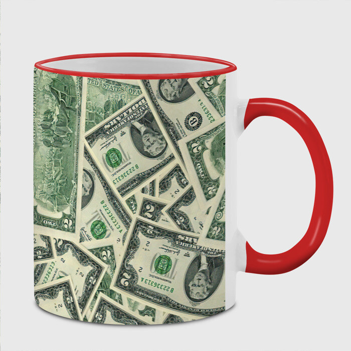 доллар и евро из кофейных зерен
