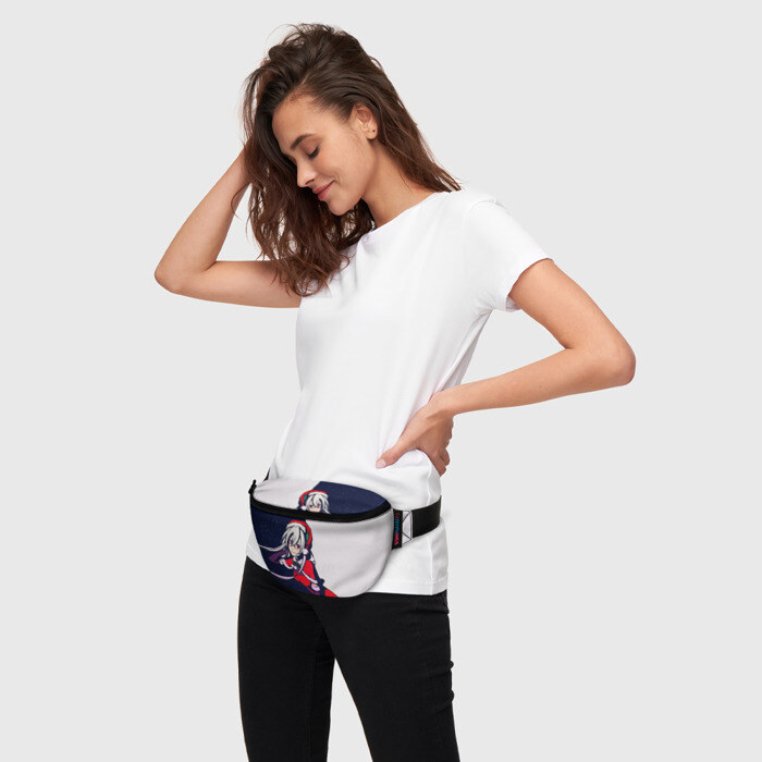 Поясная сумка 3D Re Zero ЕХИДНА снегурочка фото