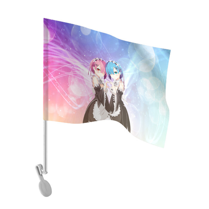 Флаг для автомобиля Рем и Рам фото