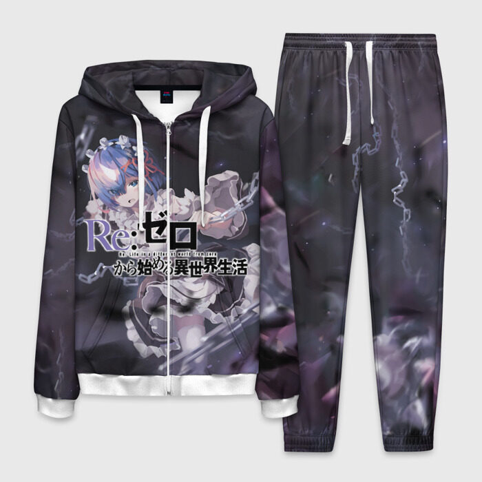 Мужской костюм 3D Re:Zero. Жизнь с нуля. фото