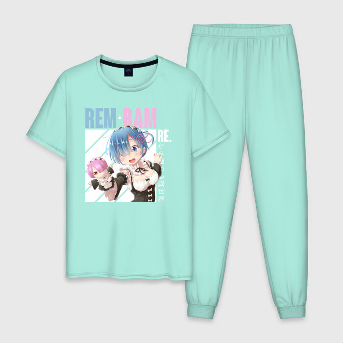 Мужская пижама хлопок REM, RAM фото