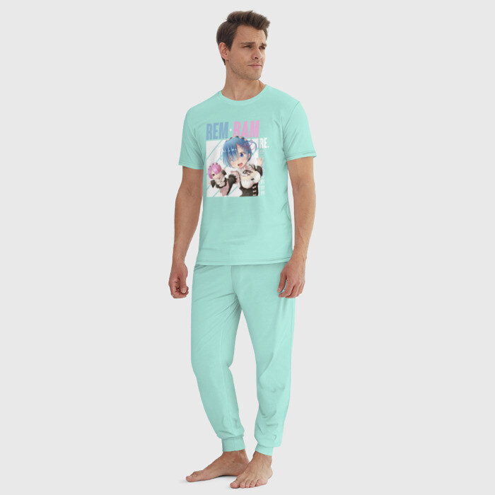 Мужская пижама хлопок REM, RAM фото