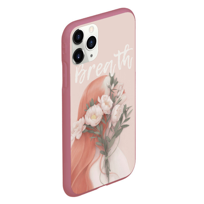 Чехол для iPhone 11 Pro матовый Breath фото