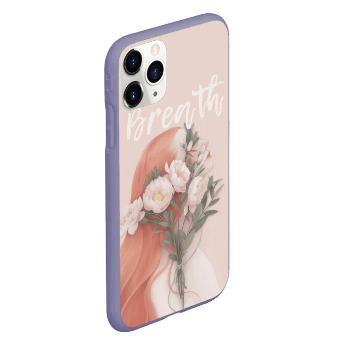 Чехол для iPhone 11 Pro матовый Breath фото