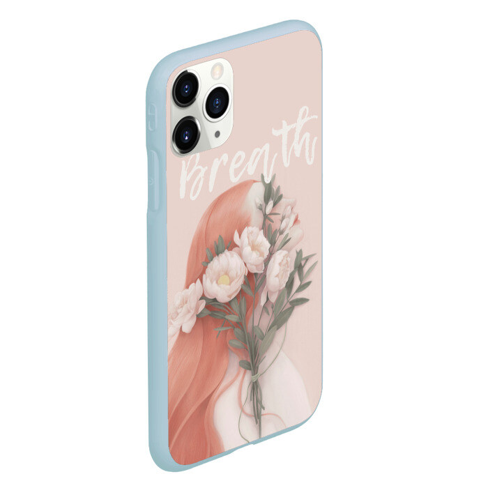 Чехол для iPhone 11 Pro матовый Breath фото