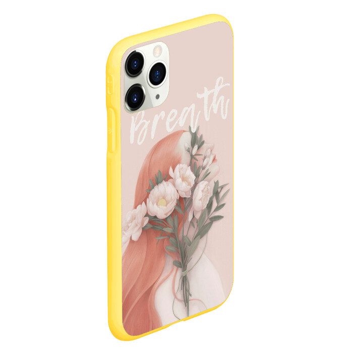Чехол для iPhone 11 Pro матовый Breath фото