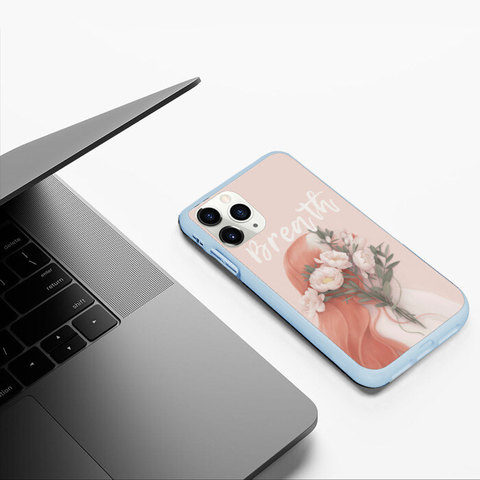 Чехол для iPhone 11 Pro матовый Breath фото