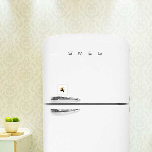 Магнит виниловый Квадрат Agatsuma Zenitsu Kimetsu no Yaiba фото