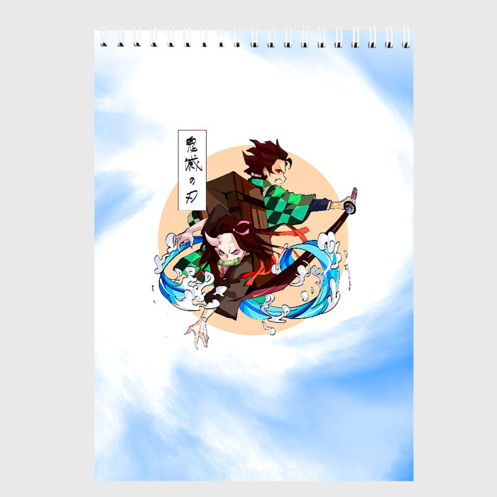 Скетчбук Танджиро и Незуко Камадо фото