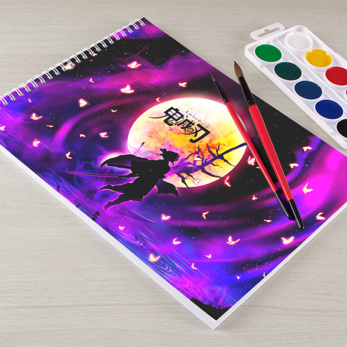 Альбом для рисования Шинобу Кочо Kimetsu no Yaiba фото