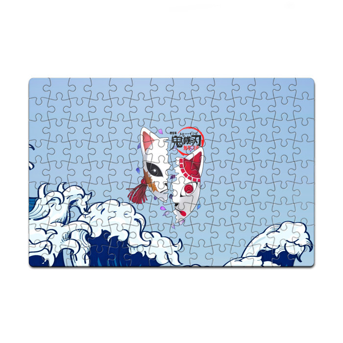 Головоломка Пазл магнитный 126 элементов Маски из Клинок, рассекающий демонов фото