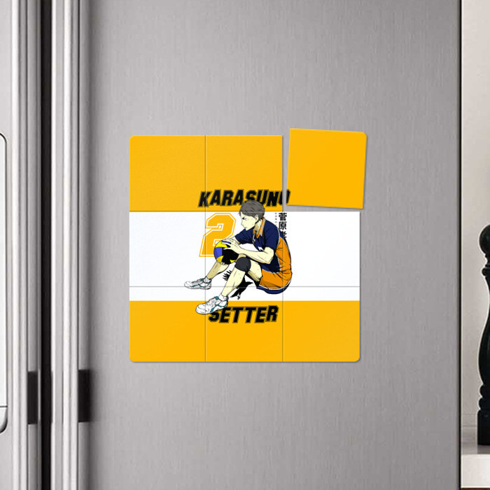 Магнитный плакат 3Х3 Коши Сугавара Haikyuu!! фото