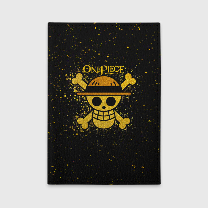 Обложка для автодокументов Веселый Роджер пиратов Соломенной Шляпы фото